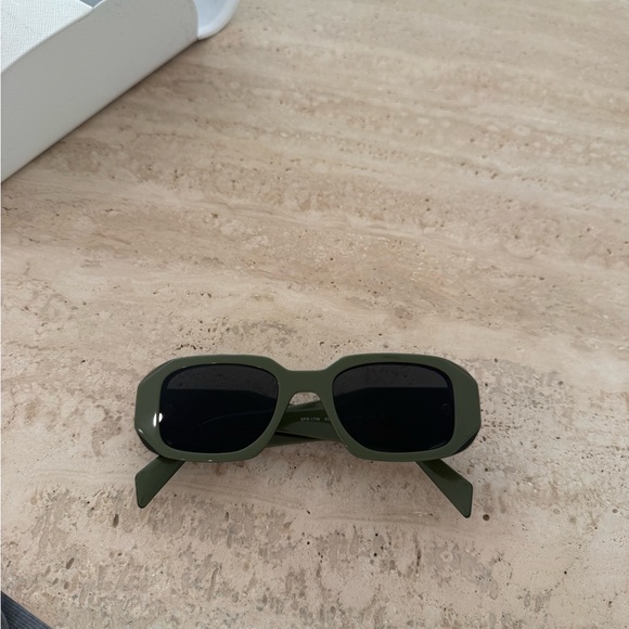 Prada Olive Green Sunglasses - Picture 2 of 6